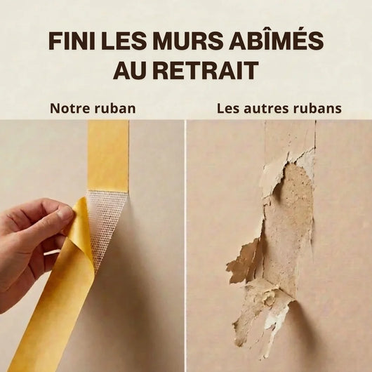 Ruban de fixation sans perçage